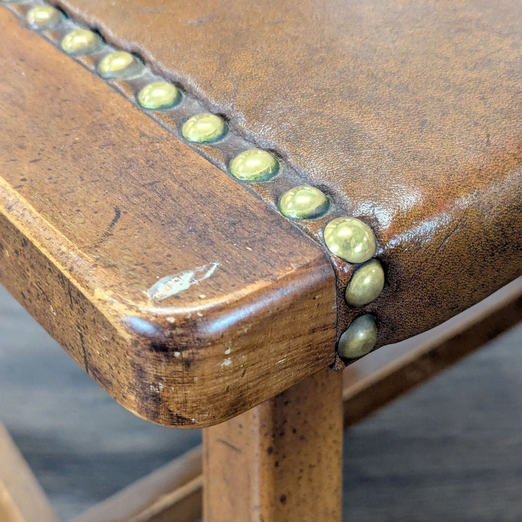 Rustic Wooden Dining Set with Table, 4 Chairs, Armchair, and Bench - Thumbnail 3
