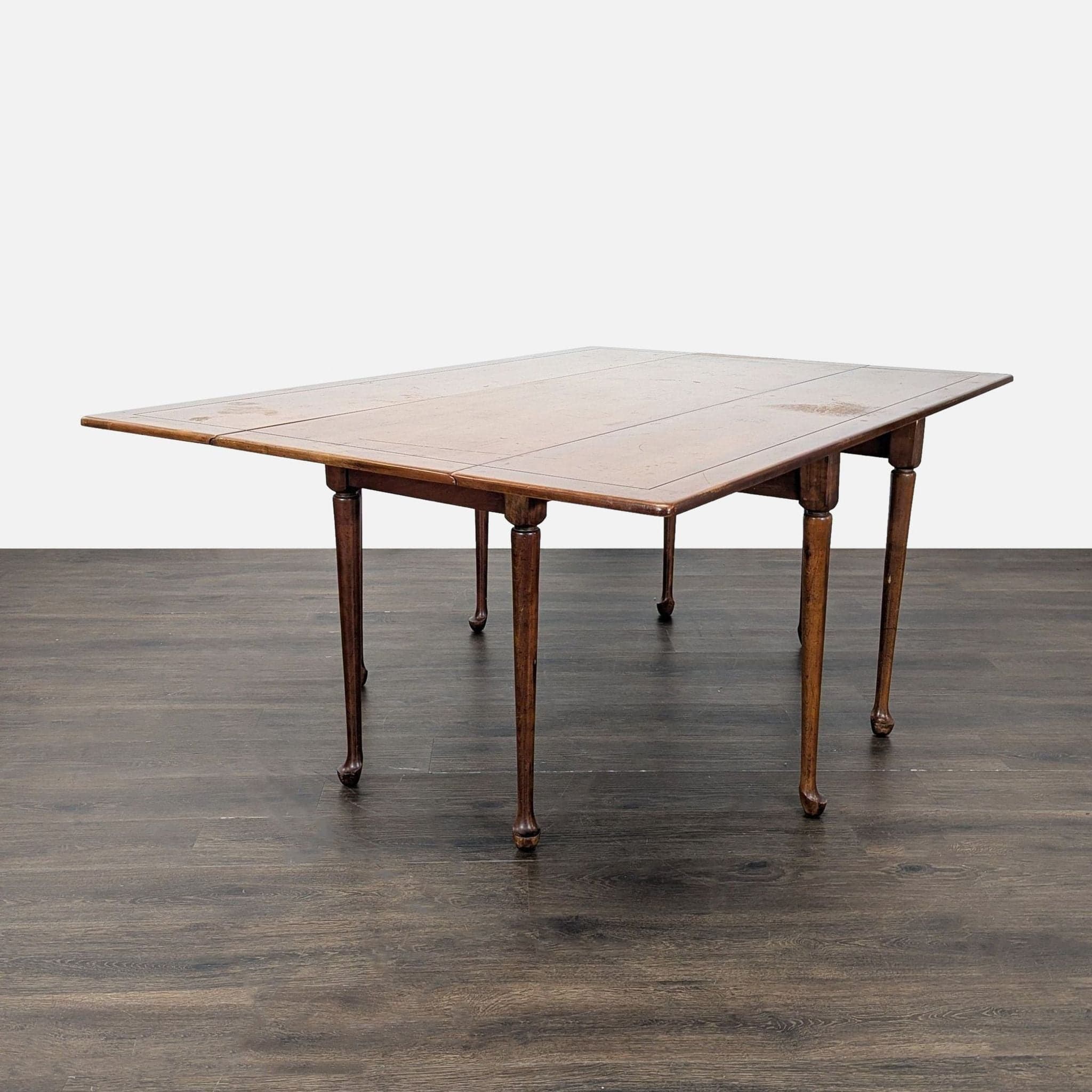 Rustic Wooden Dining Set with Table, 4 Chairs, Armchair, and Bench - Thumbnail 2