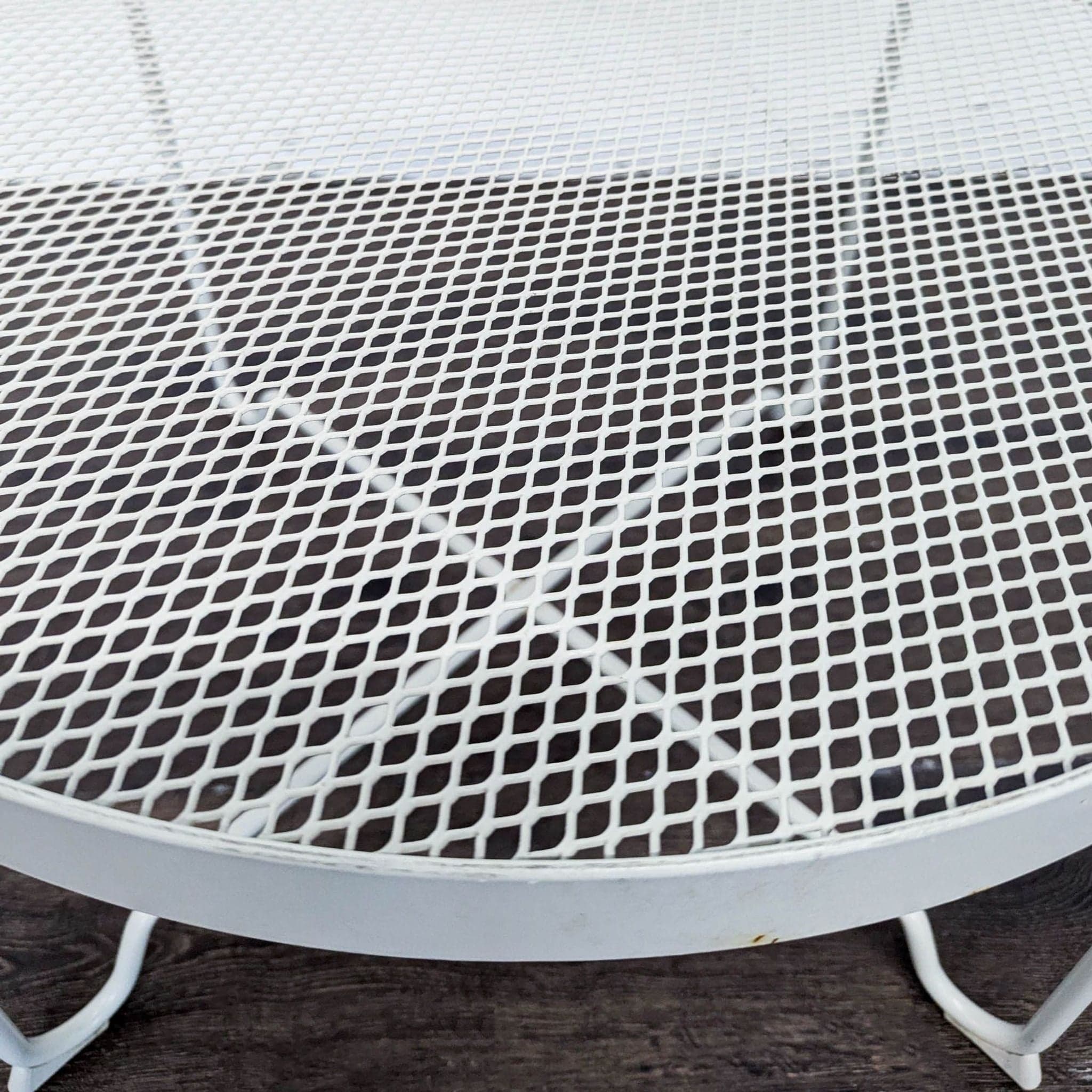 IKEA Krokholmen Round Metal Outdoor Coffee Table - Thumbnail 4