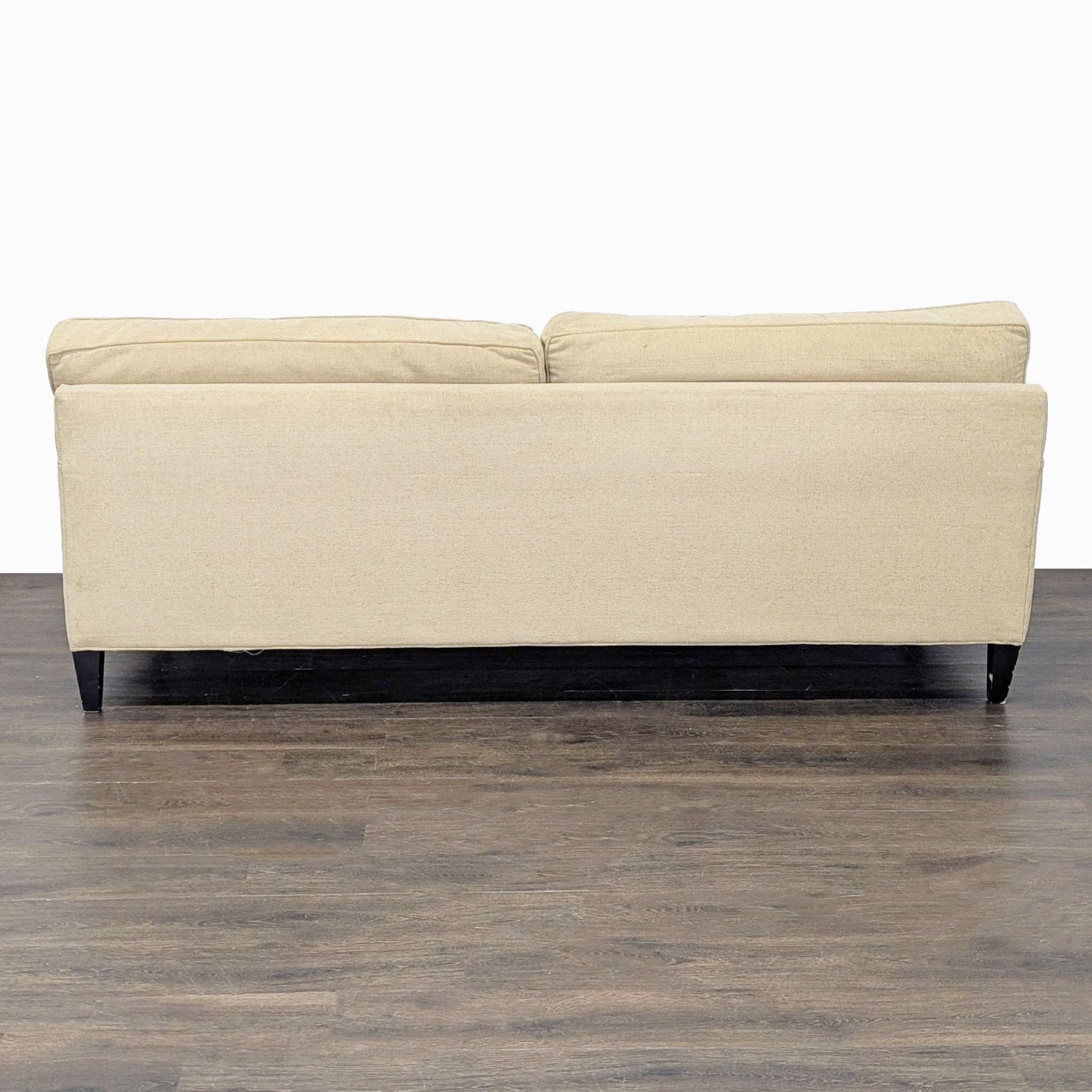 Pier 1 Imports 3-Seat Beige Sofa - Thumbnail 9