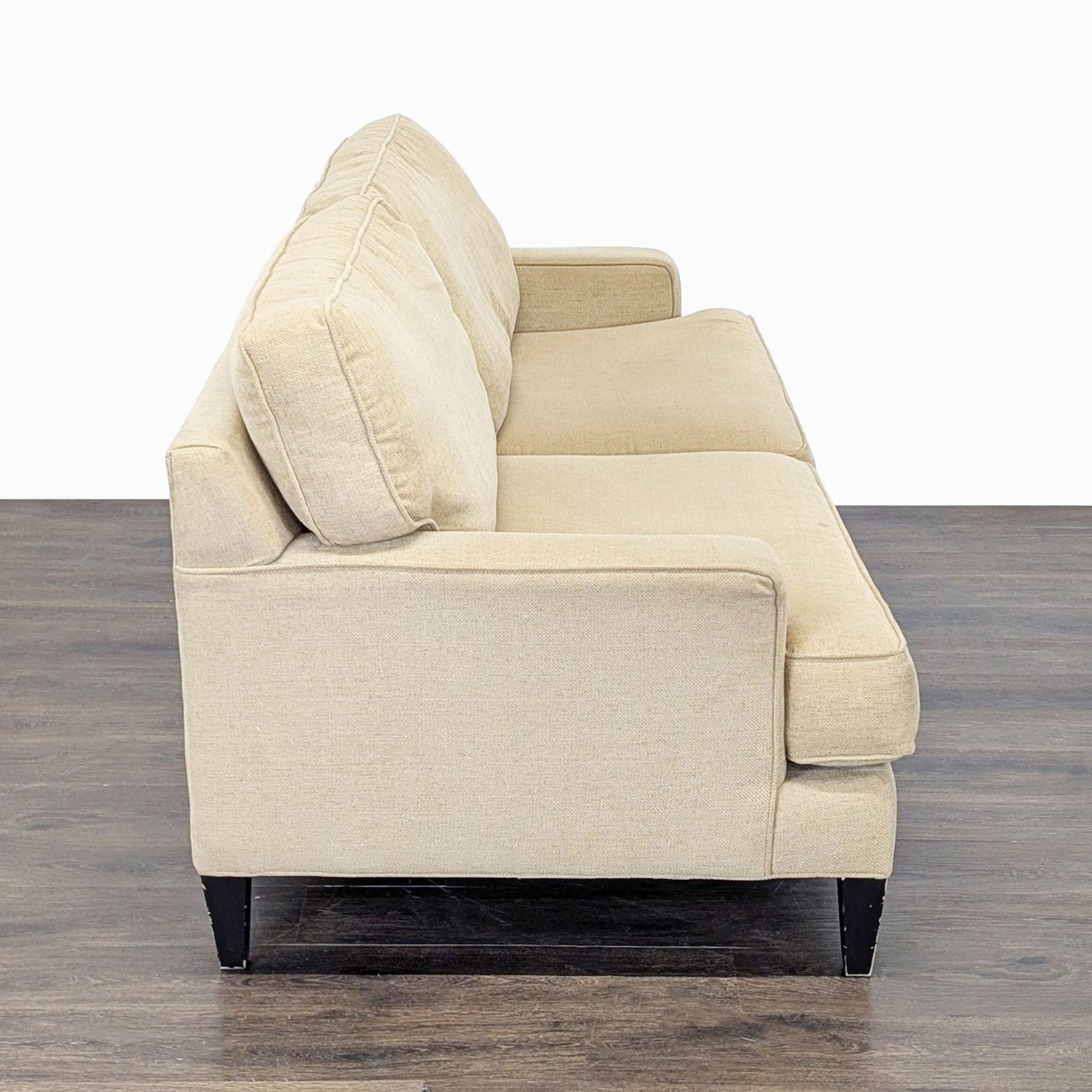 Pier 1 Imports 3-Seat Beige Sofa - Thumbnail 10