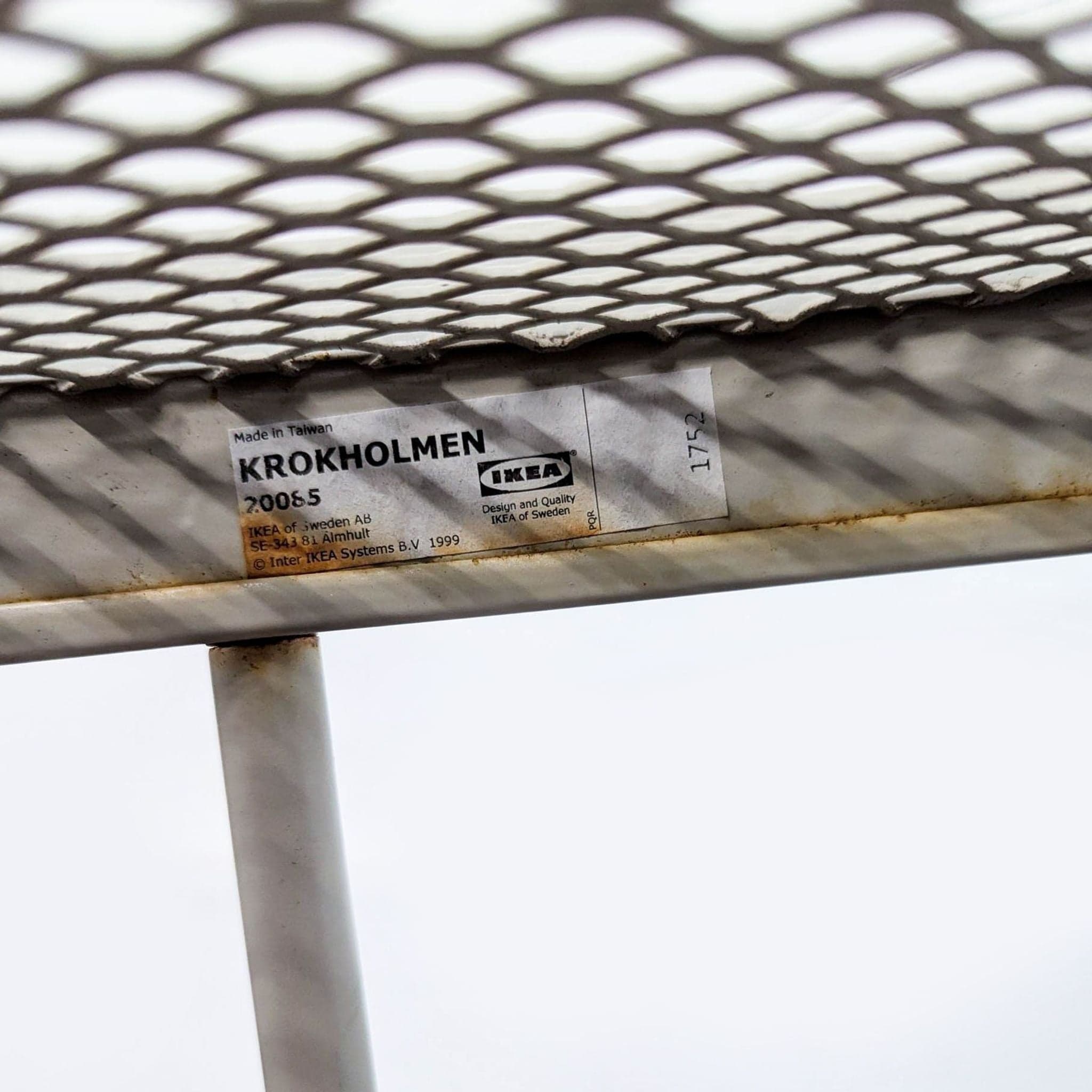 IKEA Krokholmen Round Metal Outdoor Coffee Table - Thumbnail 6