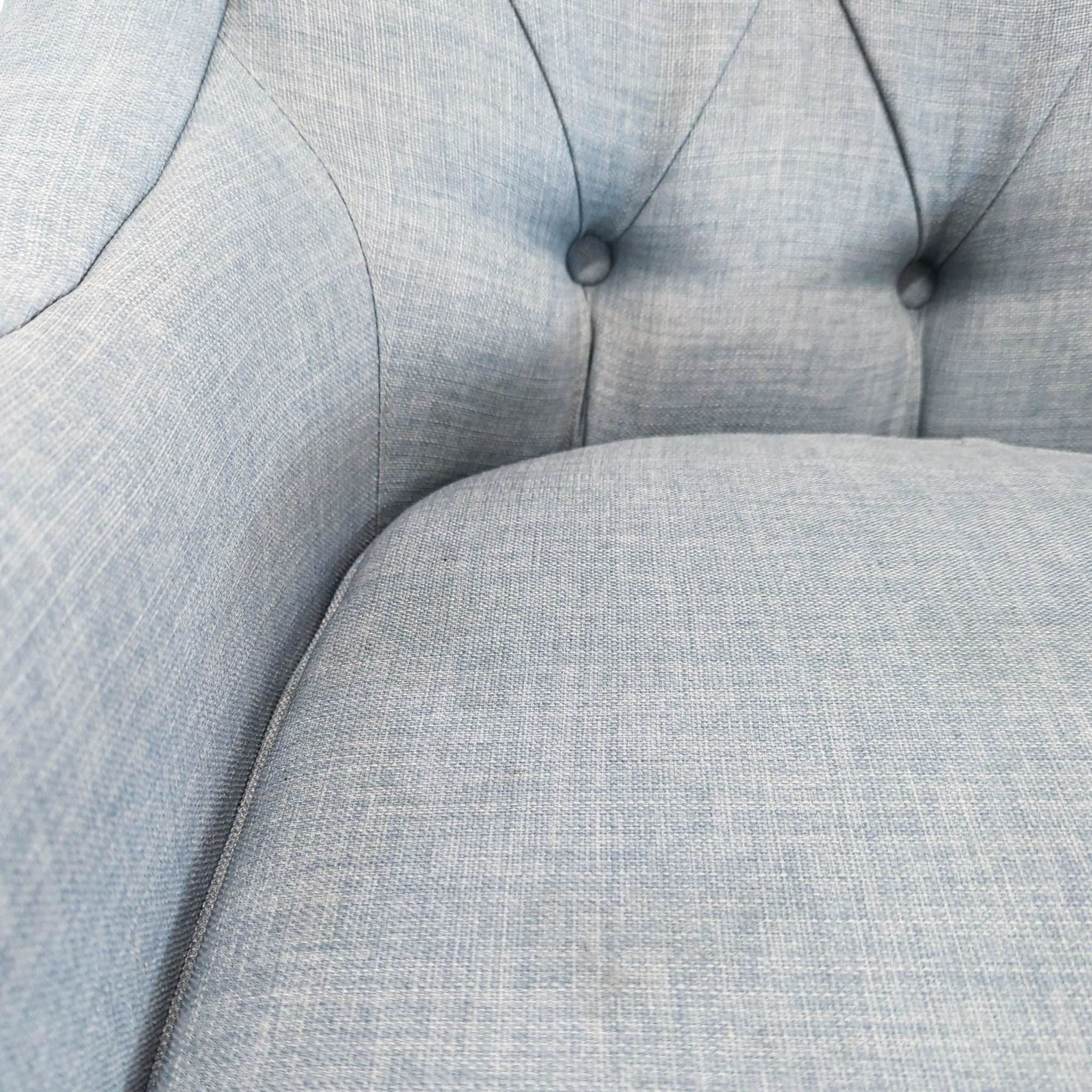 Madison Park Light Blue Tufted Lounge Chair - Thumbnail 4