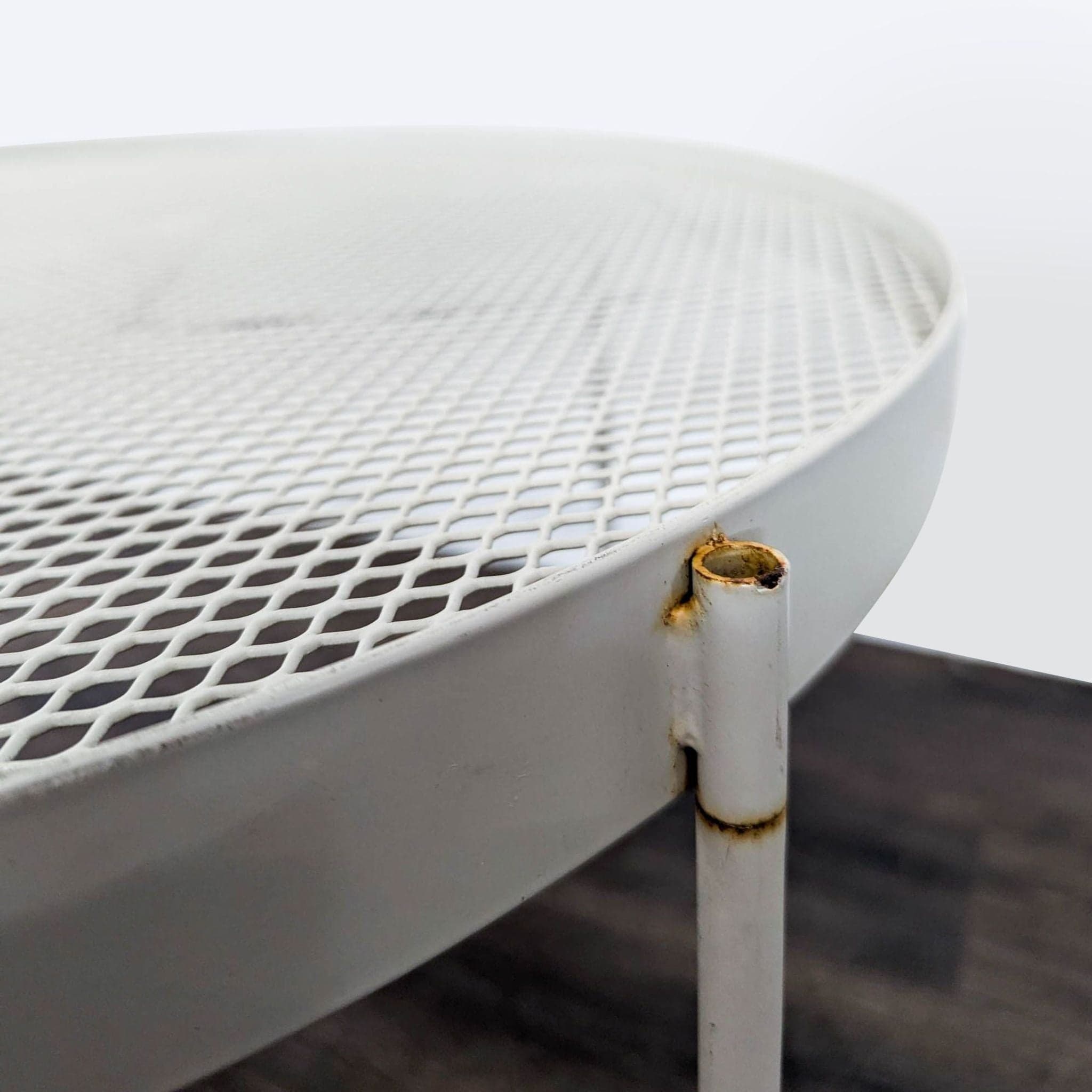 IKEA Krokholmen Round Metal Outdoor Coffee Table - Thumbnail 3