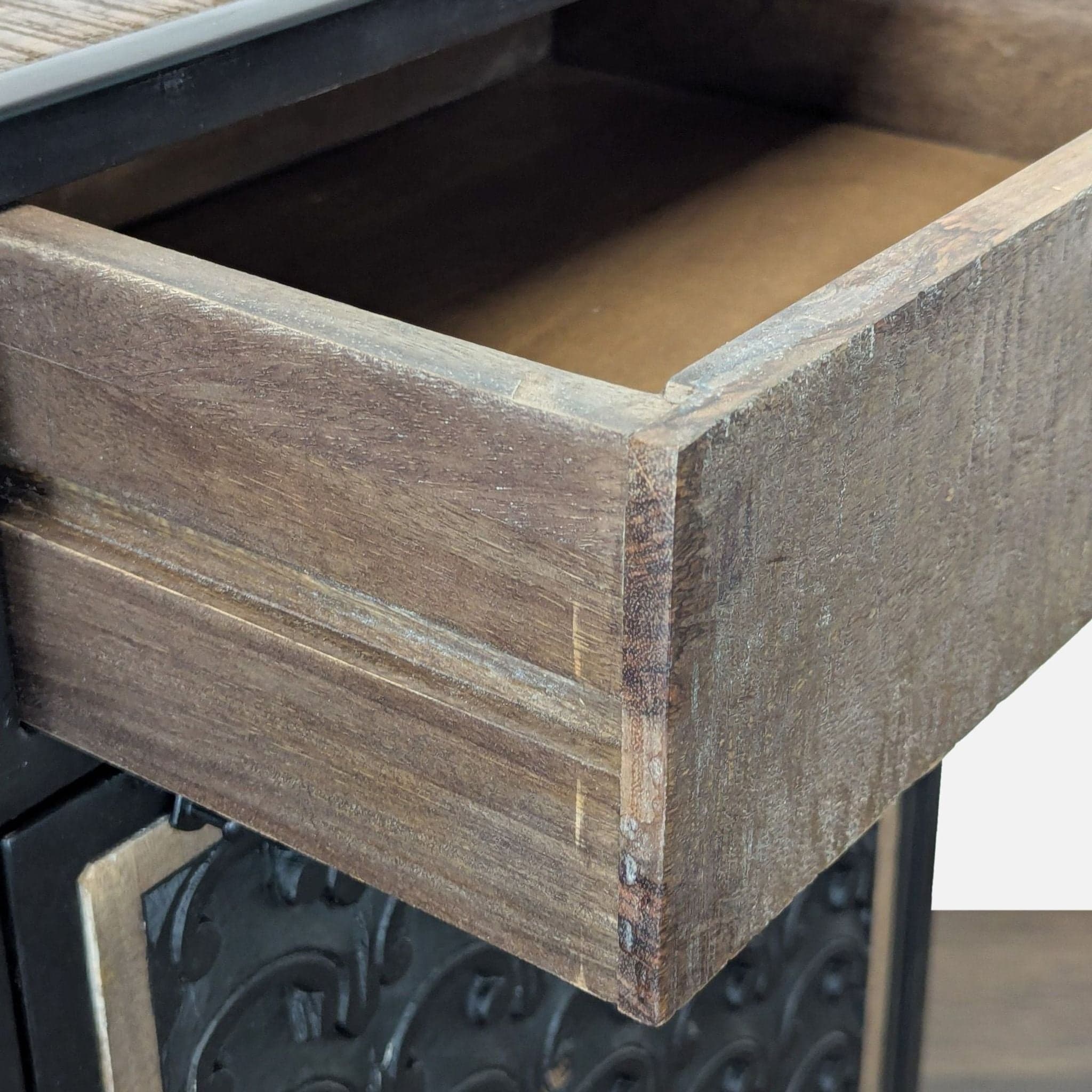 Steve Silver Two Drawer Storage Cabinet on Casters - Thumbnail 7