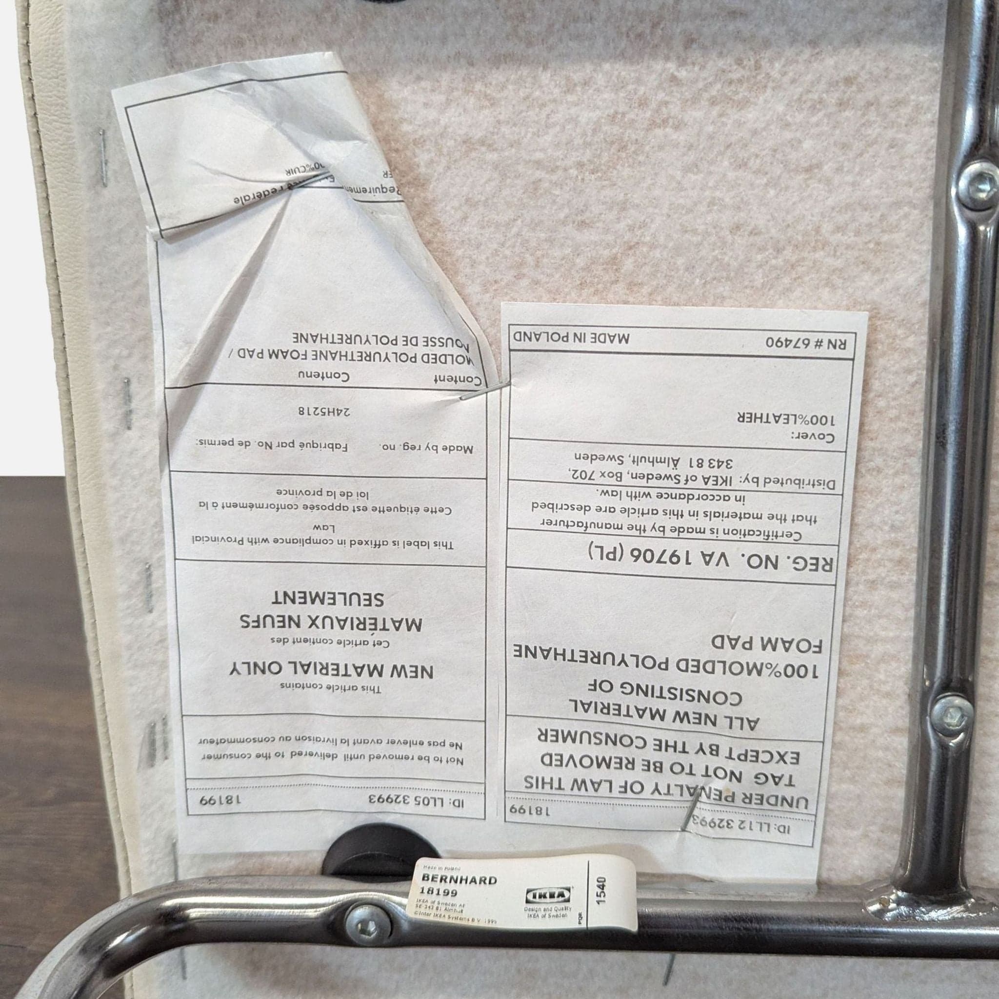 Set of Three Ikea Bernhard Bar Stools - Thumbnail 8