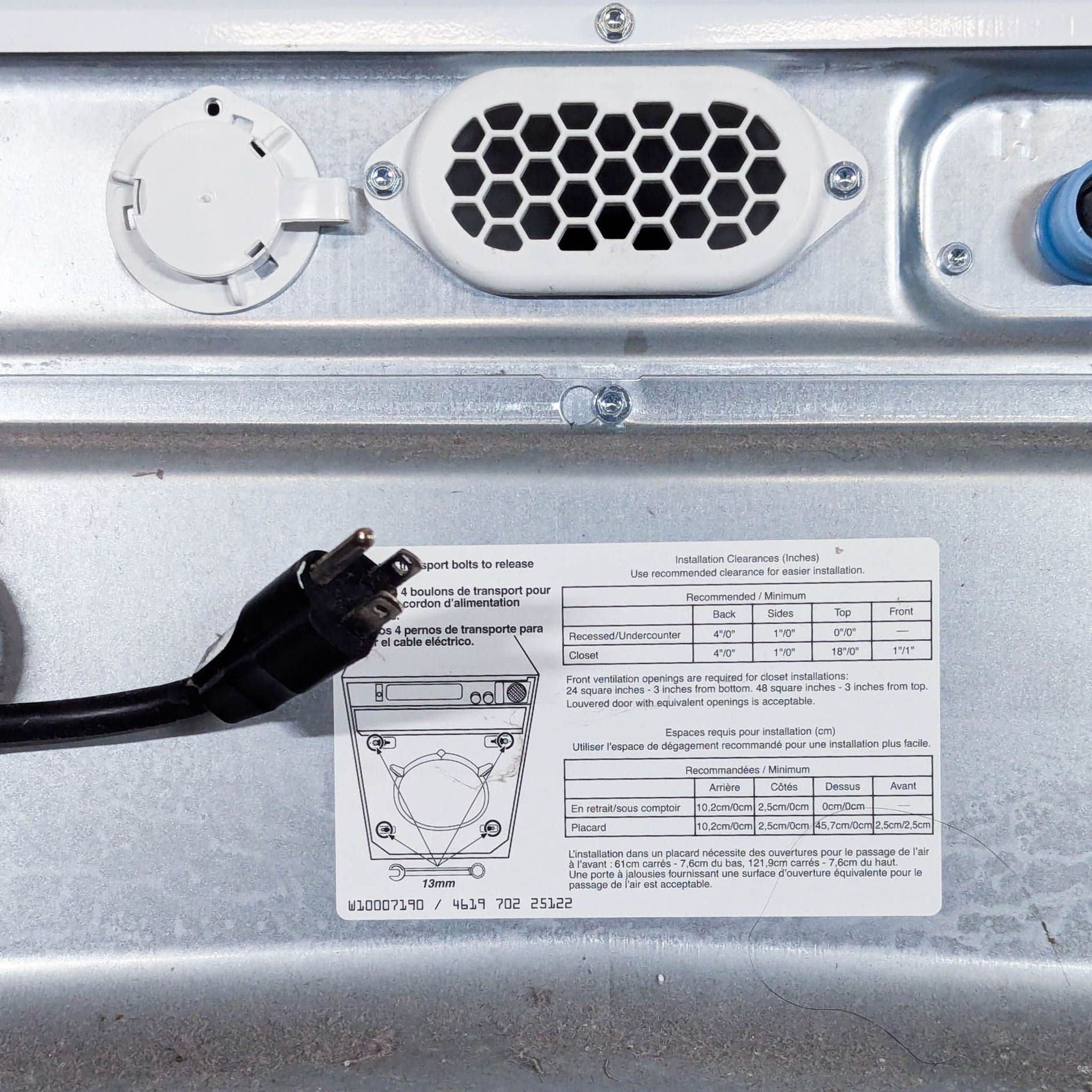 Maytag 4.3 cu. ft. Front Load Washer/Dryer Combo - White - Thumbnail 9