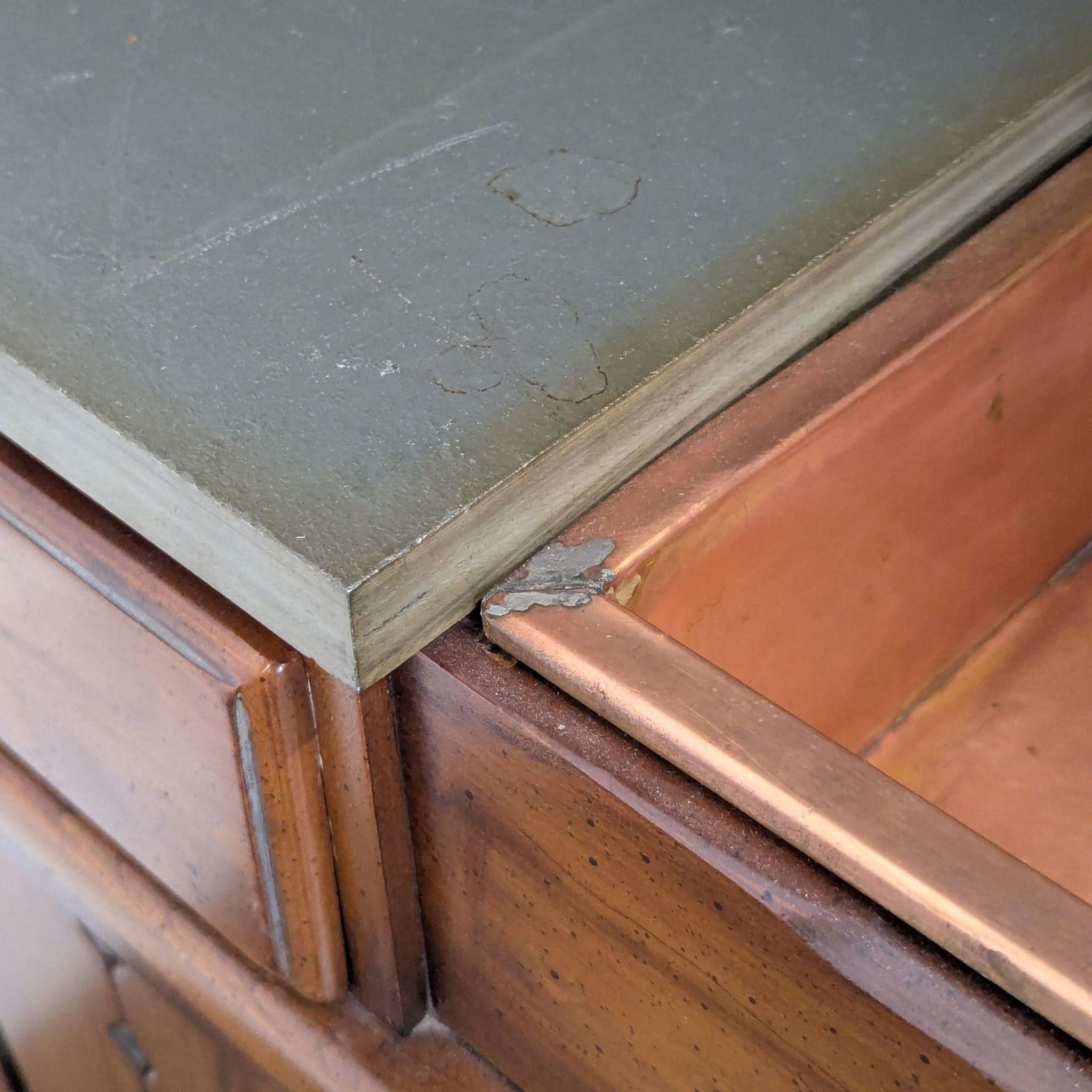 Vintage Link-Taylor Country Cherry Hutch - Thumbnail 8