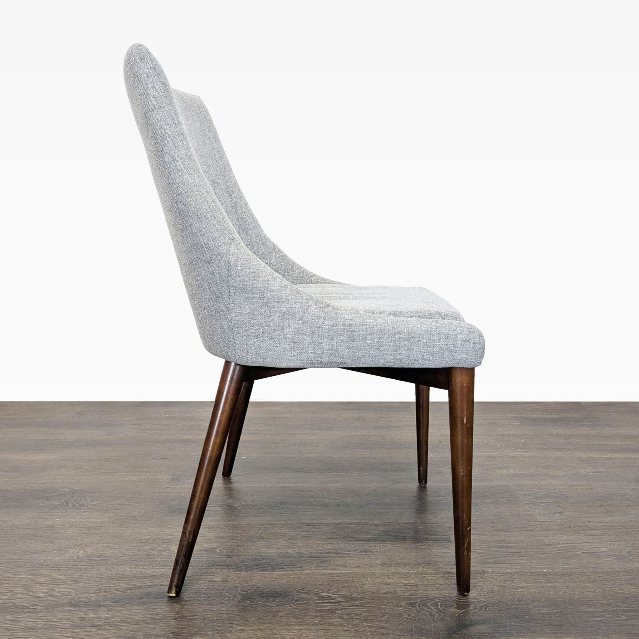Set of Six Upholstered Dining Chairs - Thumbnail 4