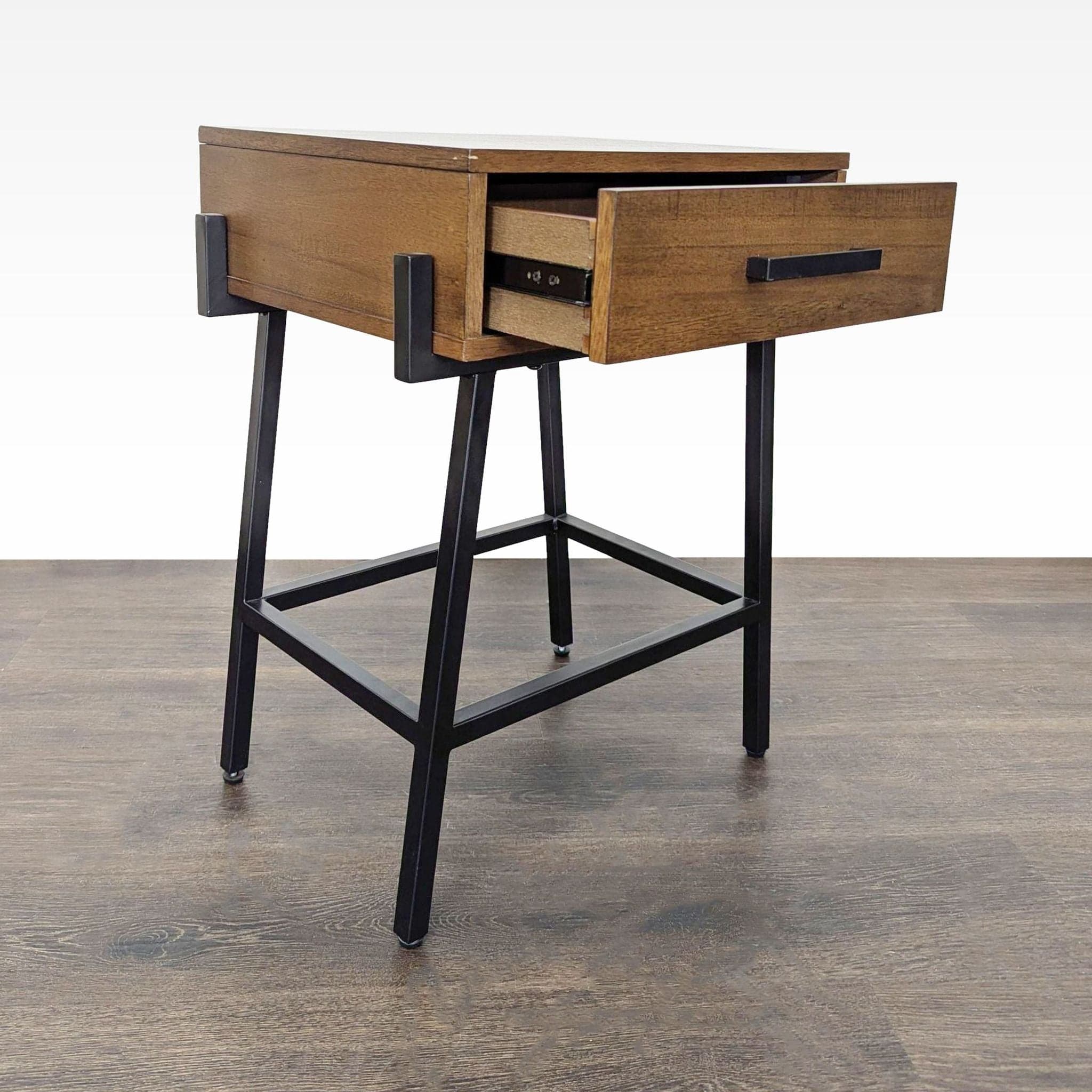 Whalen Furniture Industrial Style Nightstand - Thumbnail 2