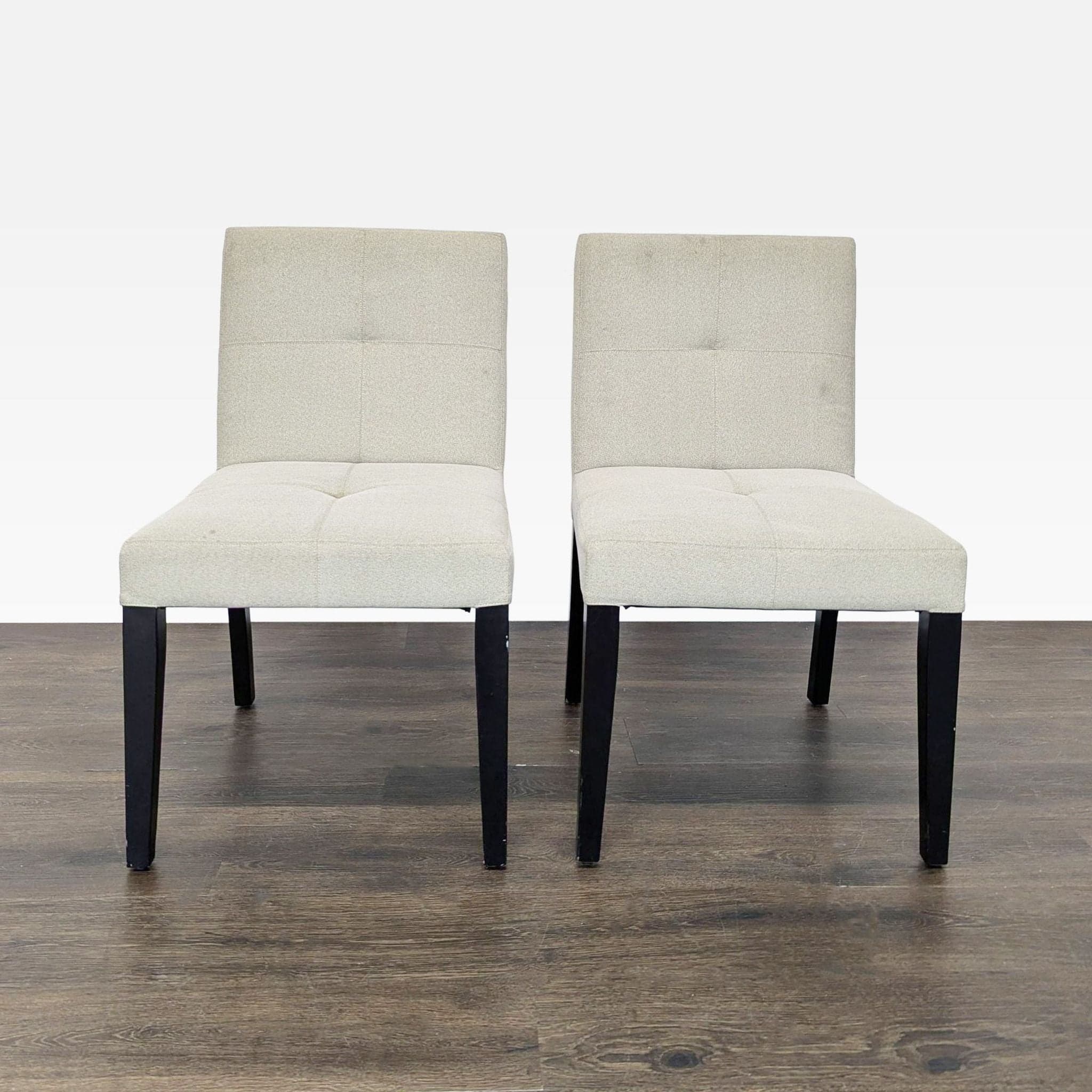 Pair of Crate & Barrel Dining Side Chairs - Image 1
