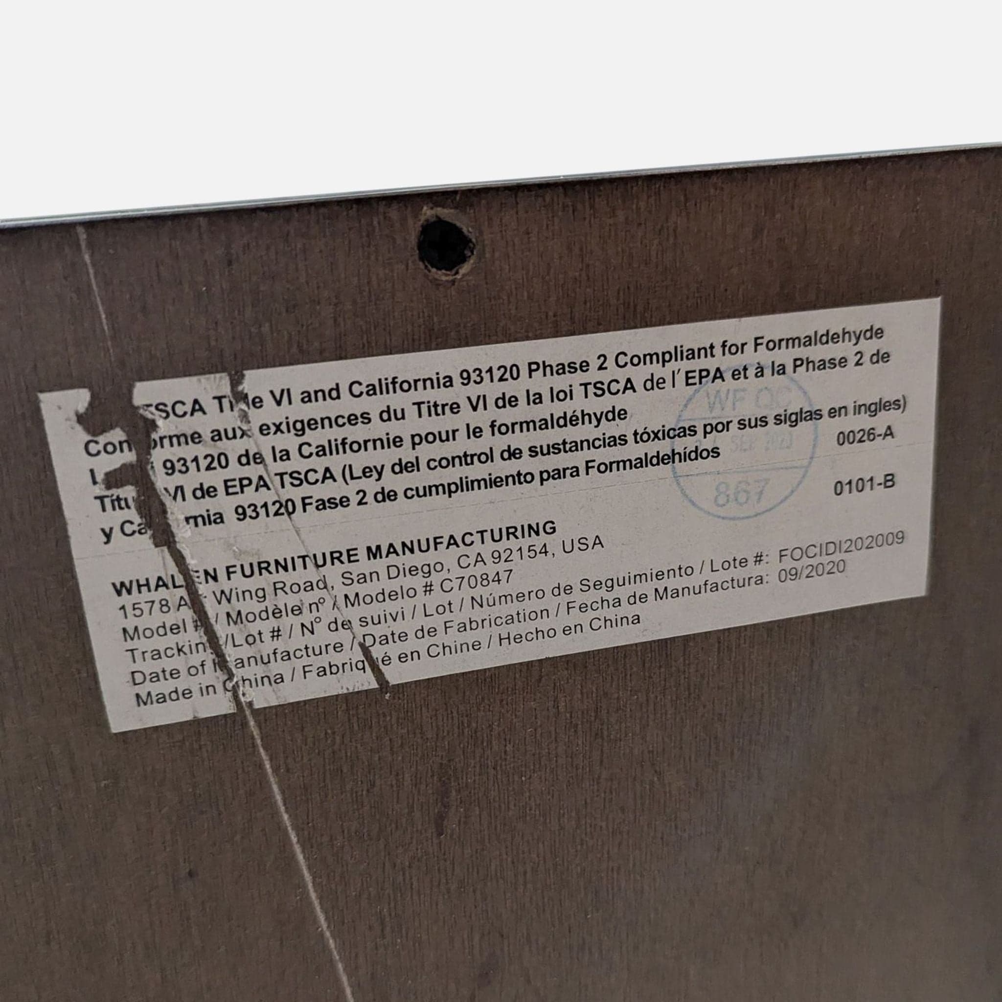 Whalen Furniture Industrial Style Nightstand - Thumbnail 3