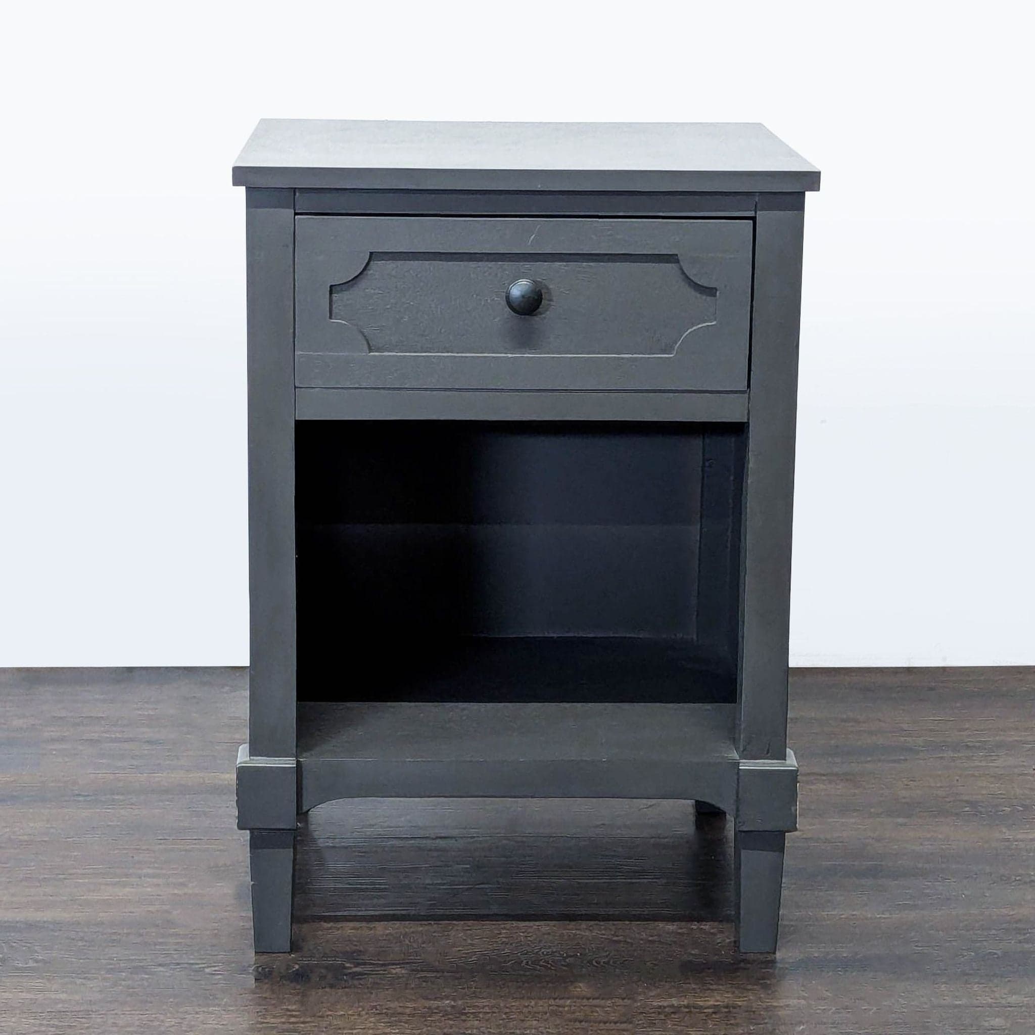 One Drawer Nightstand with Bottom Shelf - Image 1