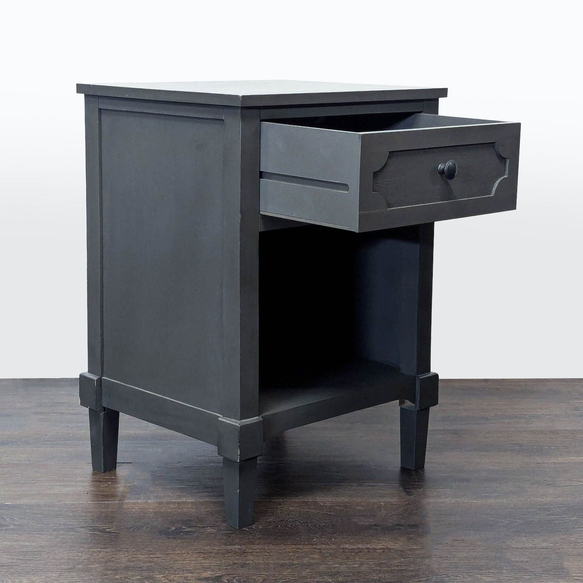 One Drawer Nightstand with Bottom Shelf - Thumbnail 2