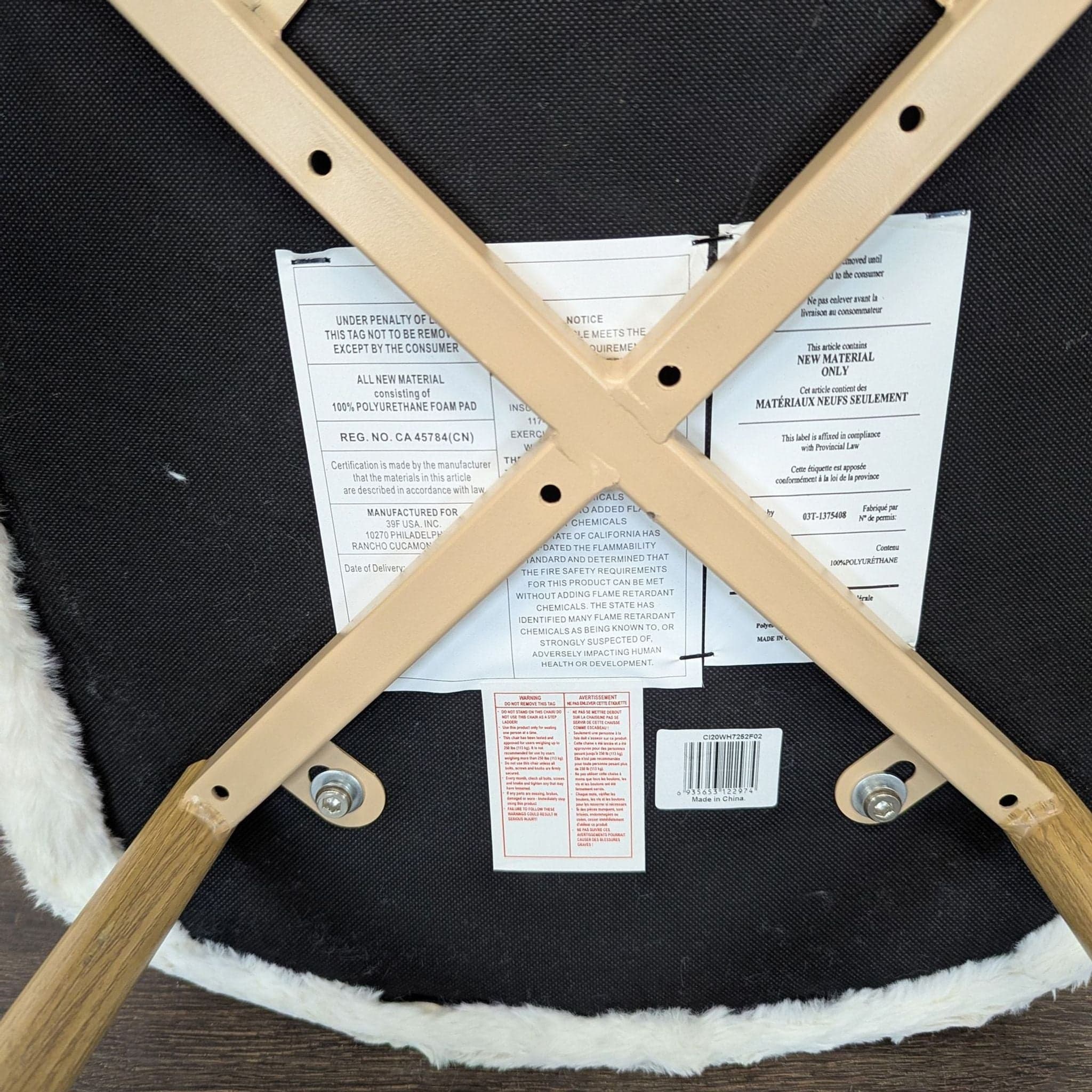 Pair of Mid-Century Modern Upholstered Dining Chairs - Thumbnail 7