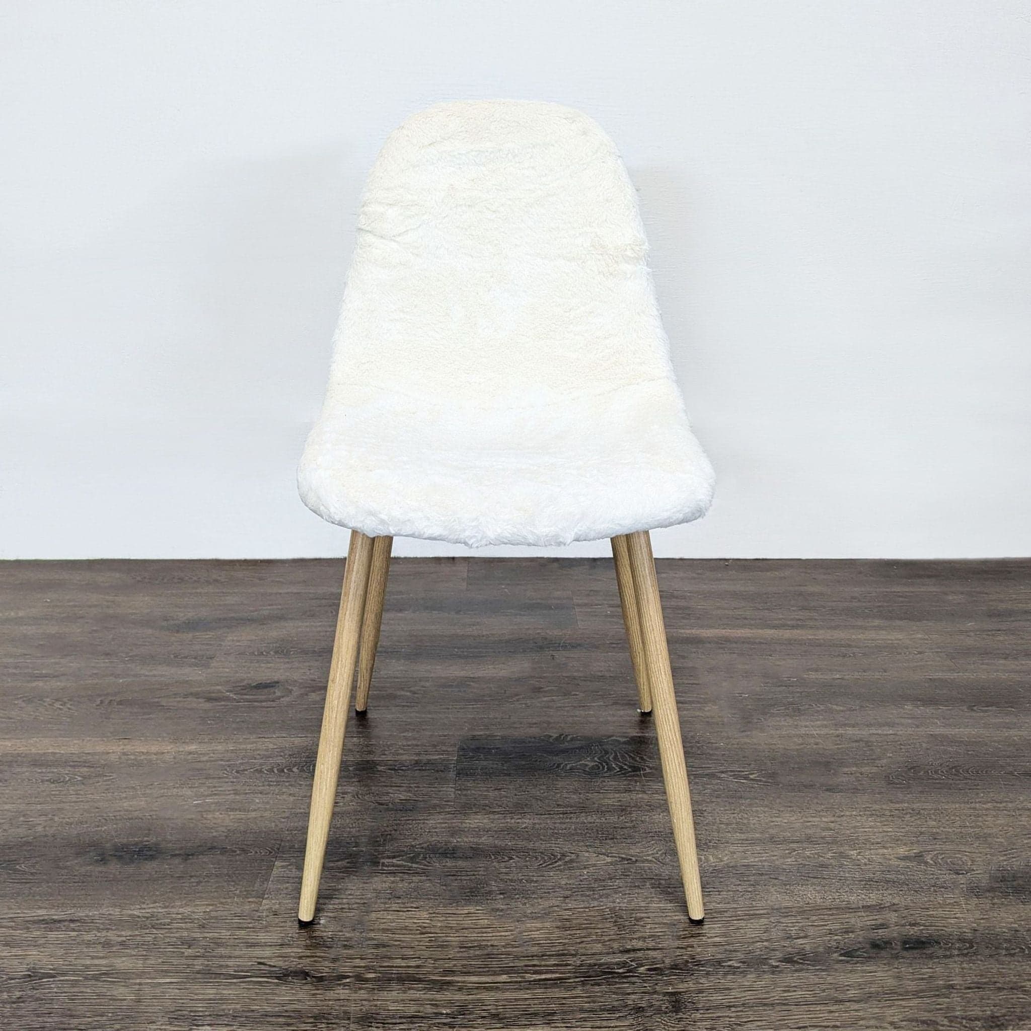 Pair of Mid-Century Modern Upholstered Dining Chairs - Thumbnail 8