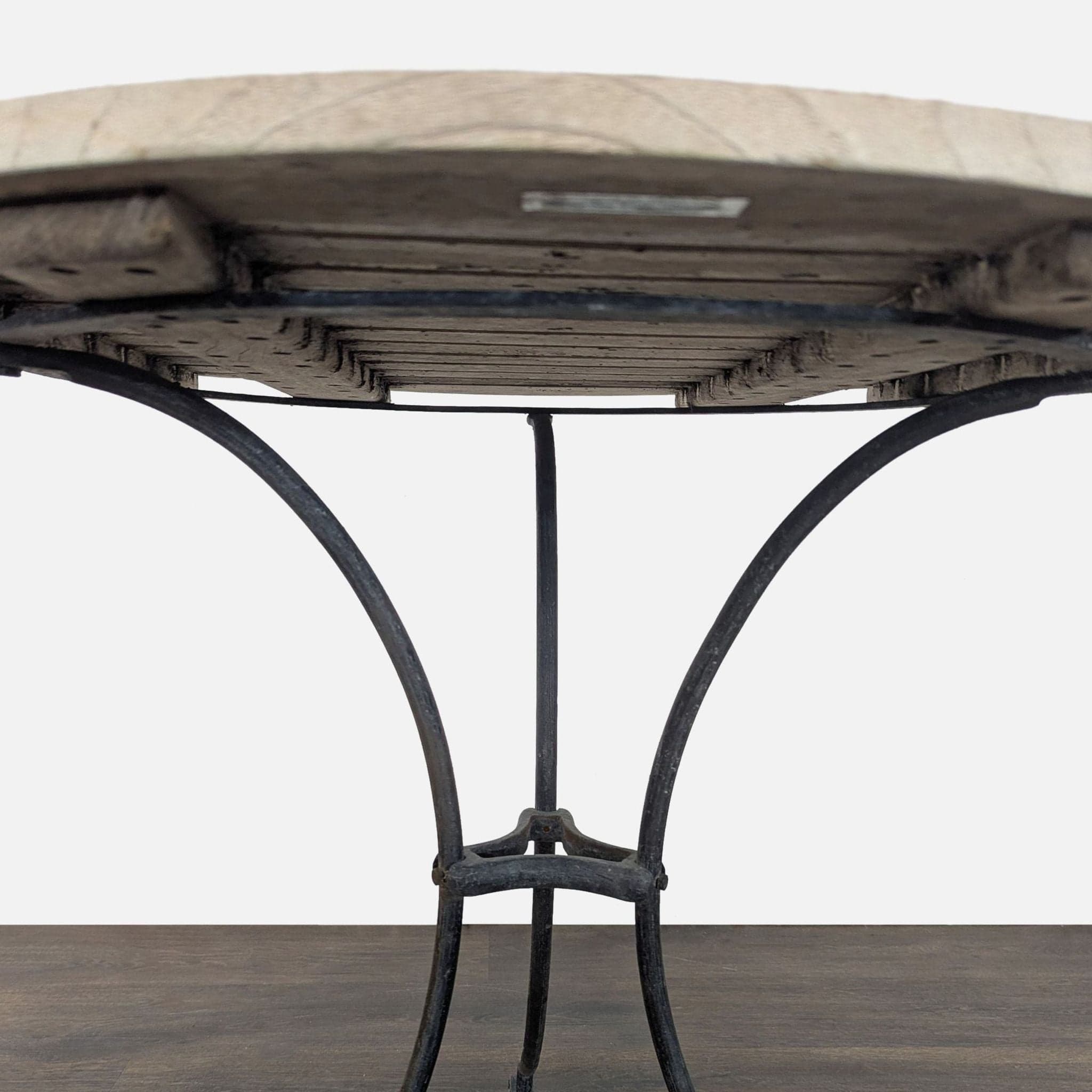 Smith & Hawken Bistro Style 3-Piece Wood and Metal Dining Set - Thumbnail 10