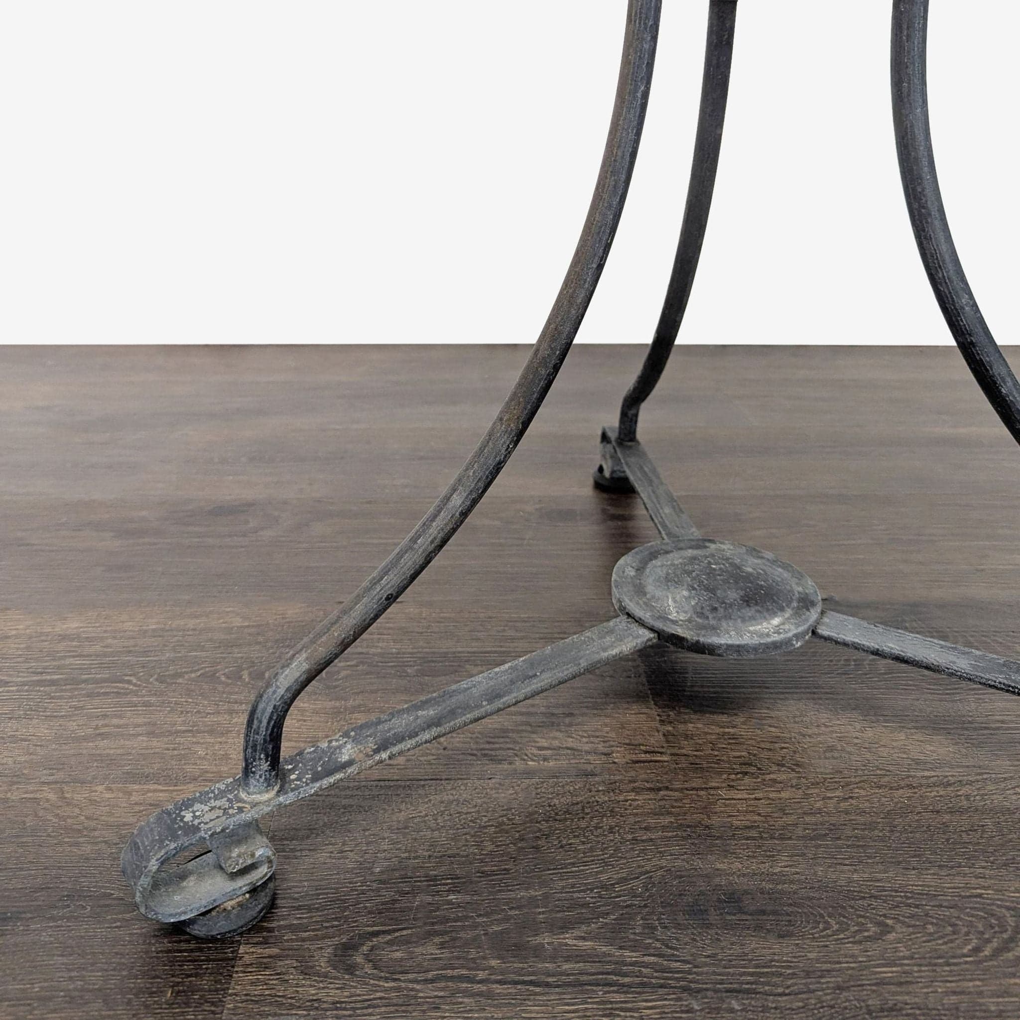 Smith & Hawken Bistro Style 3-Piece Wood and Metal Dining Set - Thumbnail 3