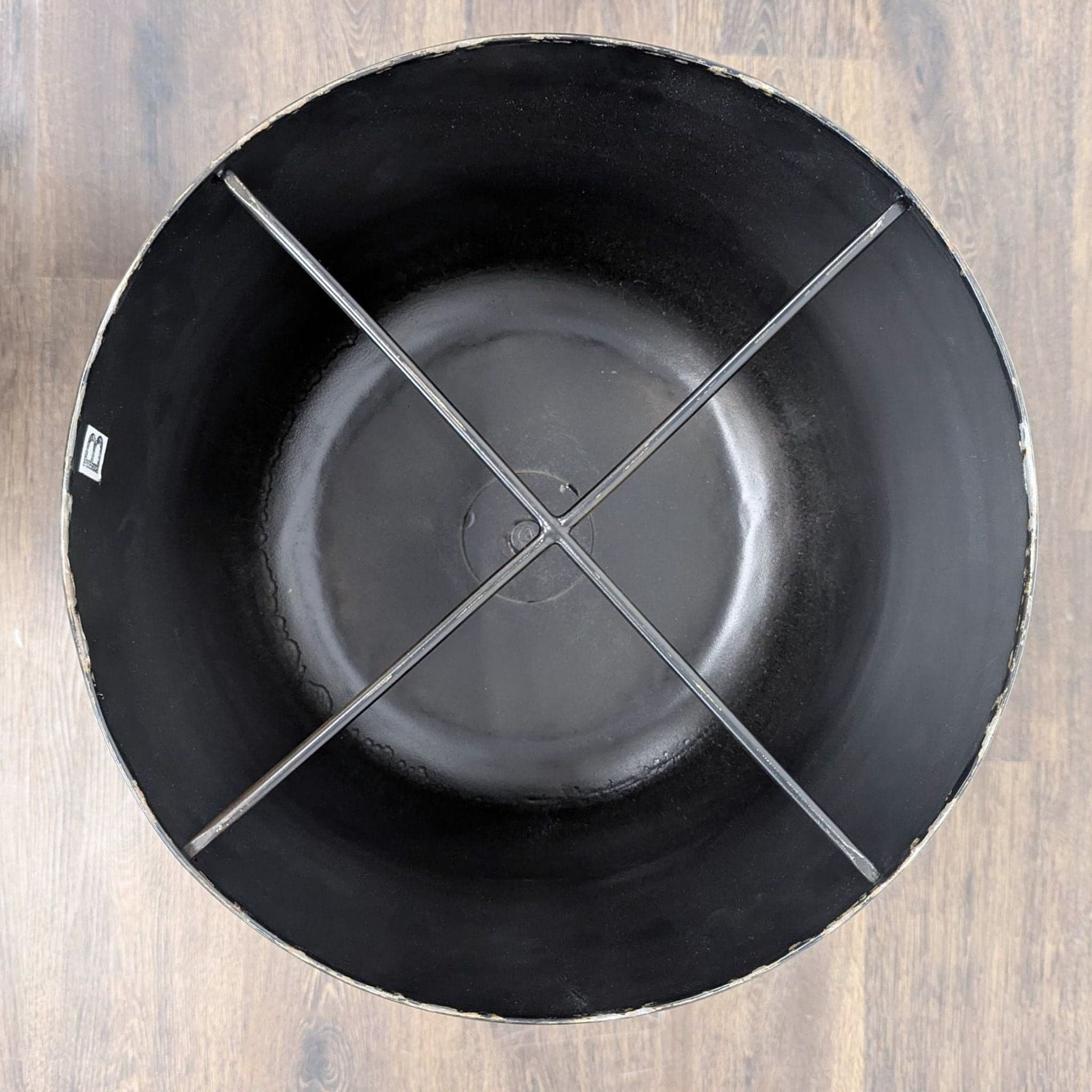 Metal Accent Table with Removable Marble Top - Thumbnail 5