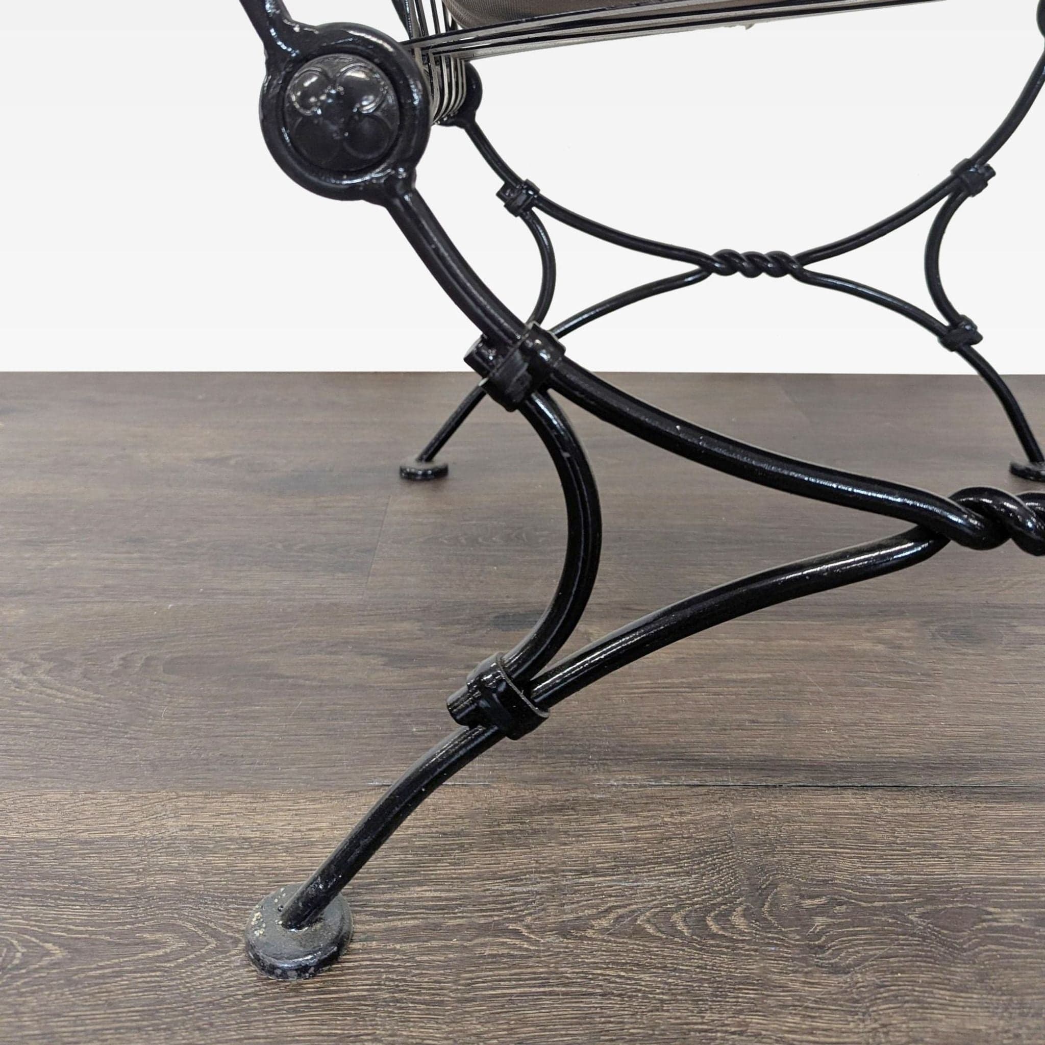 Project 62 Black Metal Lounge Chair with Cushion - Thumbnail 6