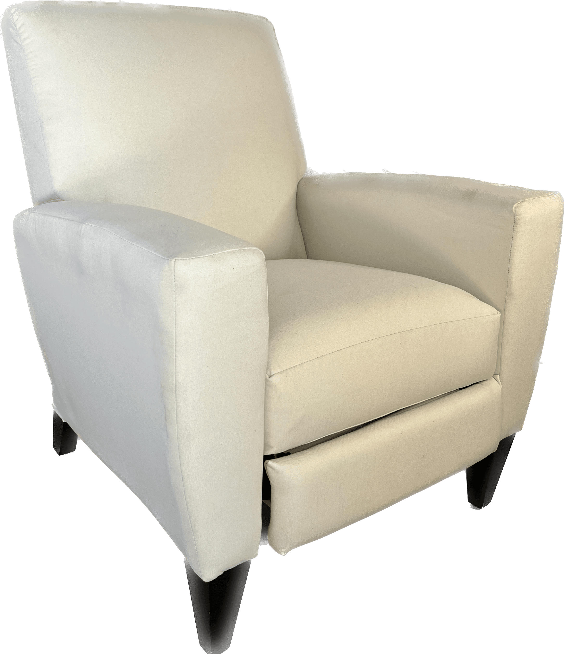 Scarlett Linen High Leg Reclining Chair - Image 1