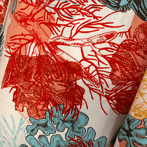 Persifor Women’s L/S Brie Dress with Dandelion Coral Reef Print - Thumbnail 7