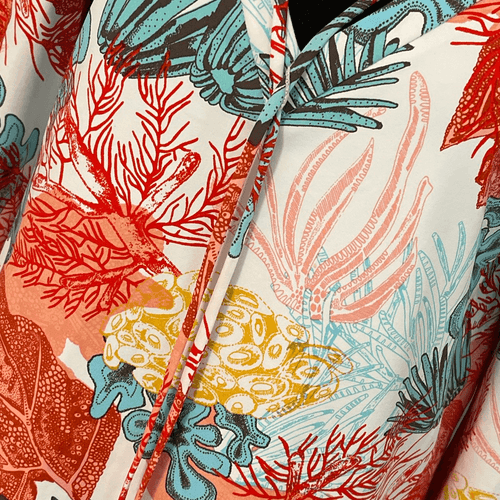 Persifor Women’s L/S Brie Dress with Dandelion Coral Reef Print - Thumbnail 8