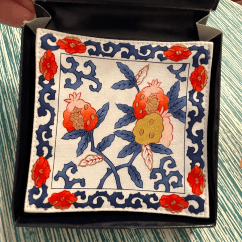 Gen Collection Japanese Vintage Floral Cloth Coasters - Image 1