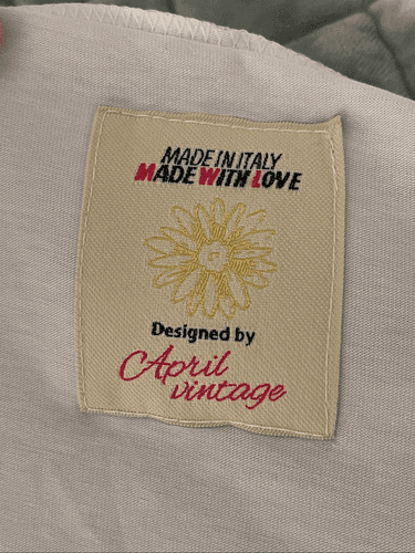April Vintage Amuse Bouche Made in Italy V-Neck T-Shirt - Thumbnail 11