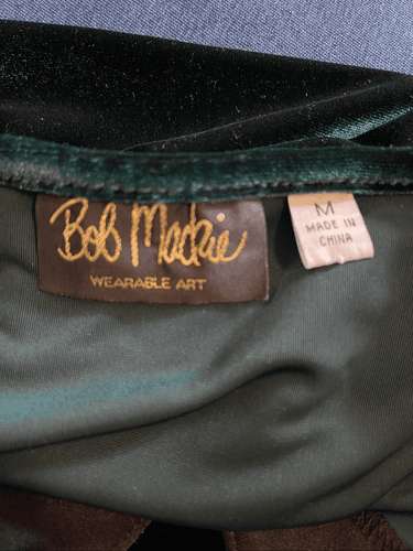 Bob Mackie Women’s L/S Velvet/Sequined V-Neck Blouse/Top - Thumbnail 9