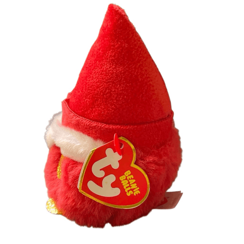 Ty Beanie Ball Collection Gnorbie” Christmas Gnome - Thumbnail 3