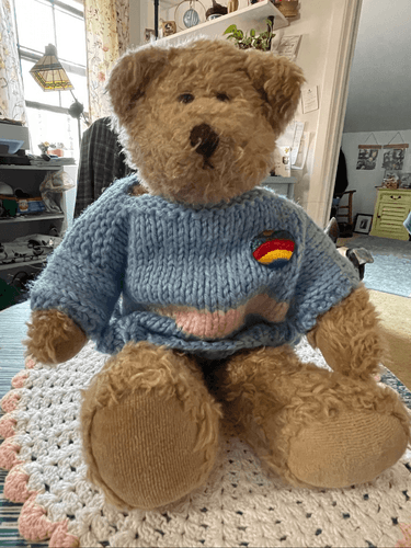 The Penny Bear Bu Artisan Flair Stuffed Bear - Thumbnail 7