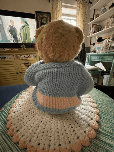 The Penny Bear Bu Artisan Flair Stuffed Bear - Thumbnail 9