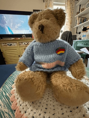The Penny Bear Bu Artisan Flair Stuffed Bear - Image 1