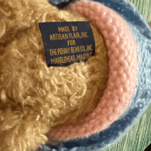 The Penny Bear Bu Artisan Flair Stuffed Bear - Thumbnail 5