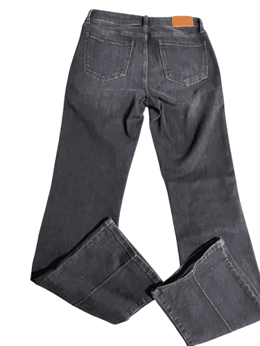 Market & Spruce High Rise Front Seam Elevated Flare Jeans - Thumbnail 4