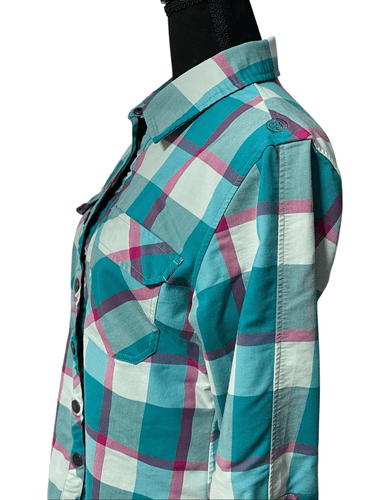 Sombrio Women’s Plaid Silhouette Riding Shirt/Top size Large - Thumbnail 3