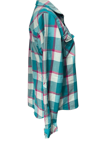 Sombrio Women’s Plaid Silhouette Riding Shirt/Top size Large - Thumbnail 4