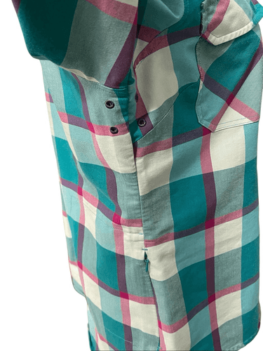 Sombrio Women’s Plaid Silhouette Riding Shirt/Top size Large - Thumbnail 6