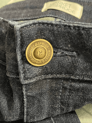 Market & Spruce High Rise Front Seam Elevated Flare Jeans - Thumbnail 8