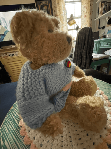 The Penny Bear Bu Artisan Flair Stuffed Bear - Thumbnail 2