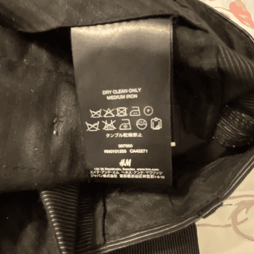 H&M Men’s Black Pinstriped Pants/Trousers - Thumbnail 7