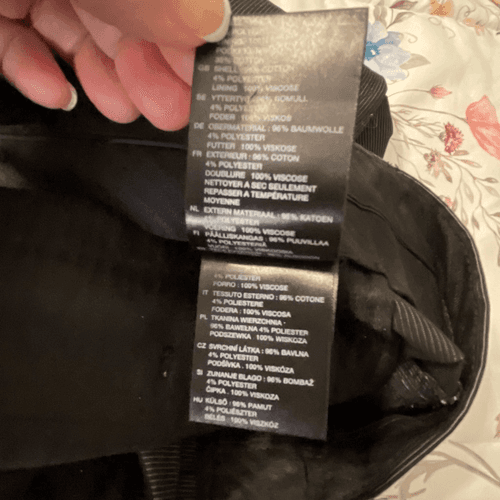 H&M Men’s Black Pinstriped Pants/Trousers - Thumbnail 8