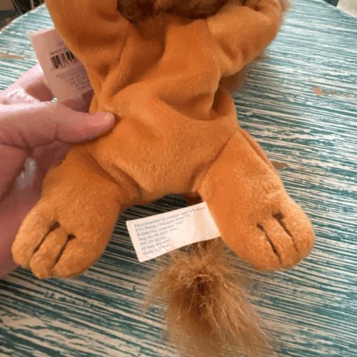 Precious Moments Vintage Alek the Lion Stuffed Animal - Thumbnail 9