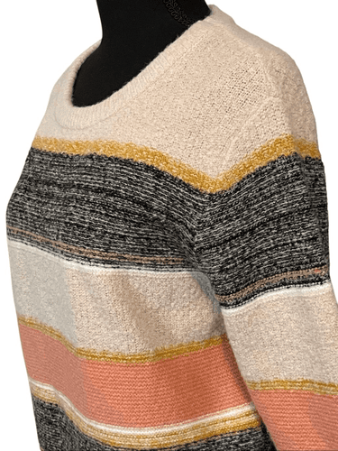 Skies Are Blue Women’s Striped Knit Sweater - Thumbnail 3