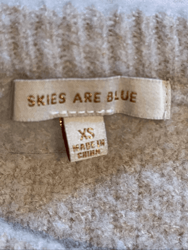Skies Are Blue Women’s Striped Knit Sweater - Thumbnail 9