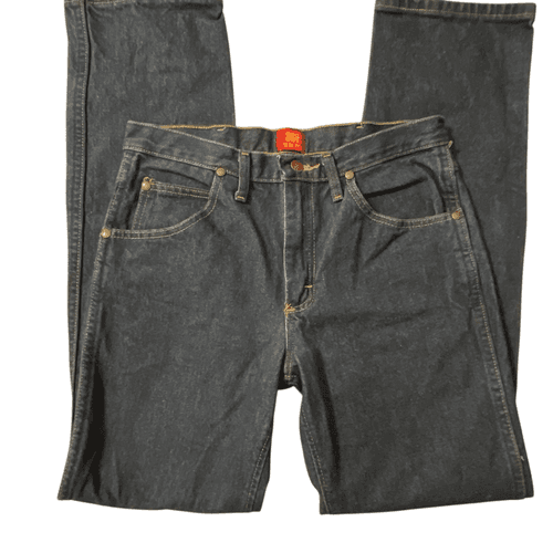 Wrangler 36 MWZ Slim Fit Men’s Dark Wash Western/Cowboy Jeans - Thumbnail 3
