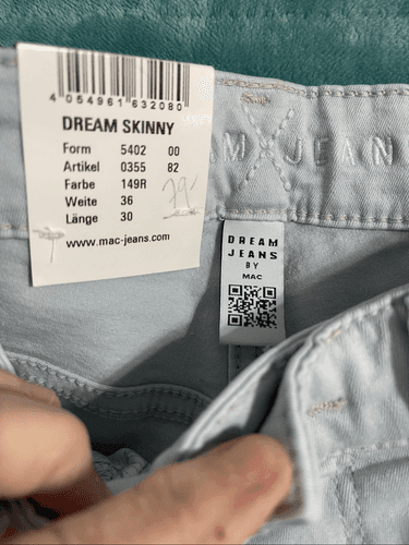 MAC Dream Skinny Women’s Lightweight Washed Out Blue Jeans - Thumbnail 8