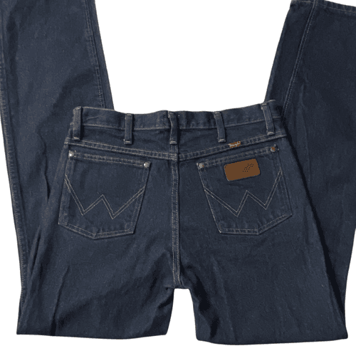 Wrangler 36 MWZ Slim Fit Men’s Dark Wash Western/Cowboy Jeans - Thumbnail 6