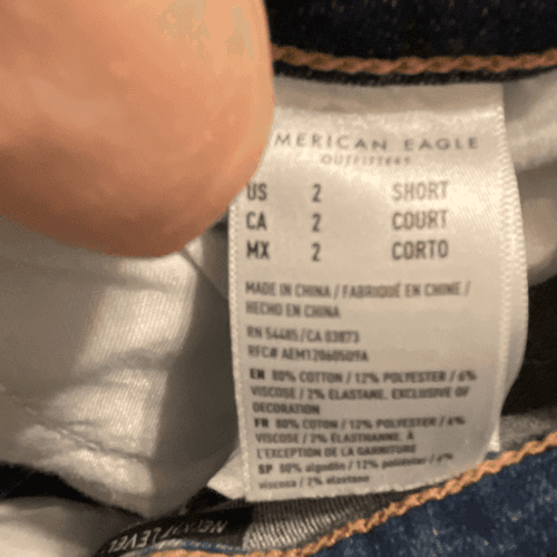 American Eagle Women’s Next Level Stretch Distressed Skinny Jeans - Thumbnail 9